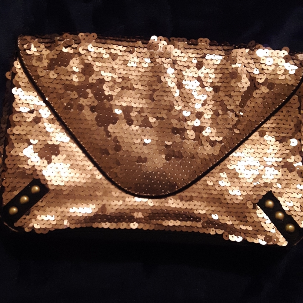 Vintage sequence clutch purse